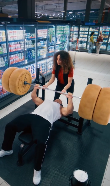 FKV beim Kaufland-Dreh mit Bodybuilding-Star Urs Kalecinski